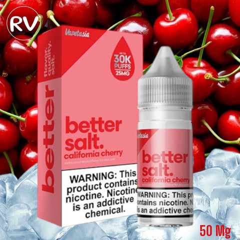 Vapesia Better Salt - California Cherry 50 Mg