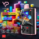 V-PLAY Blueberry Grapefruit 20K Puffs + 3 Juegos Retro