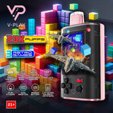 V-PLAY Blueberry Grapefruit 20K Puffs + 3 Juegos Retro