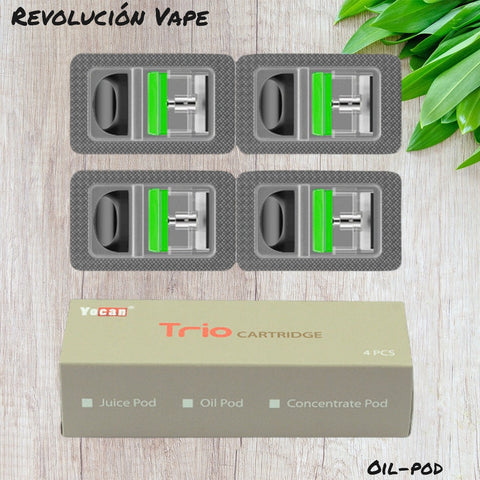 Yocan TRIO Pod (Resistencia) E-Juice y Aceite