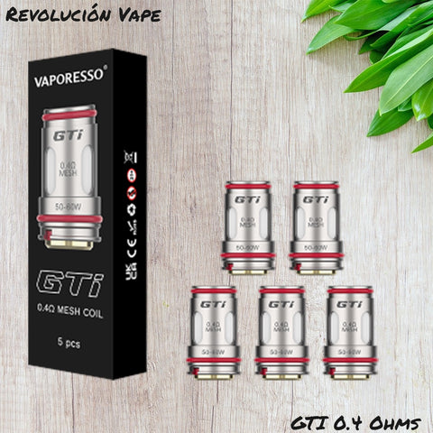 Vaporesso GTi  0.15, 0.2 y 0.4 Ohms