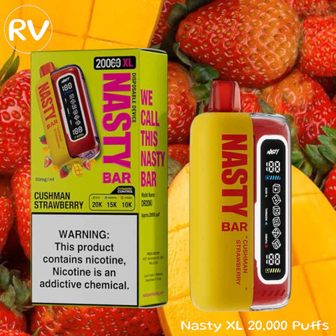 Nasty Bar XL 20K Puffs Cushman Strawberry Mango