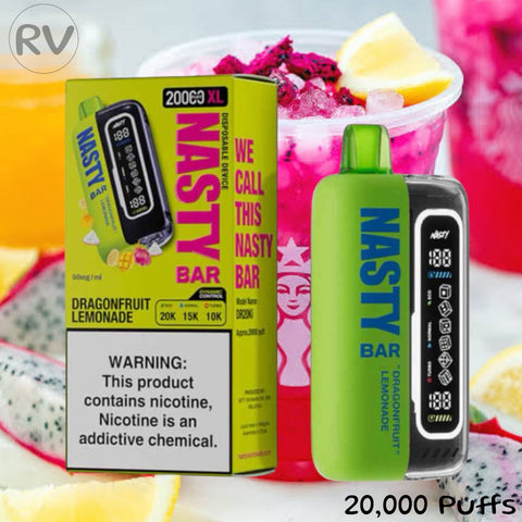 Nasty Bar XL 20K Puffs DragonFruit Lemonade