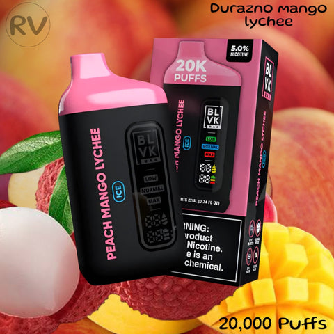 BLVK - 20K Puffs Peach Mango Lychee