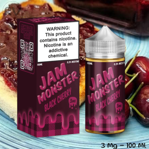 Jam Monster - Black Cherry 3Mg - 100 ML