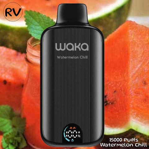 Waka 15K Puffs Platinum Flavor - Watermelon Chill