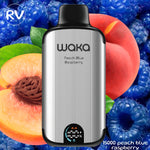 Waka 15K Puffs Platinum Flavor - Peach Blue Raspberry