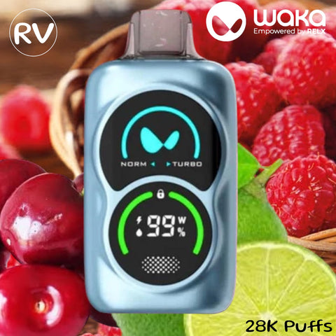 Waka Duo 28K Puffs - Cherry Razz Lime Ice