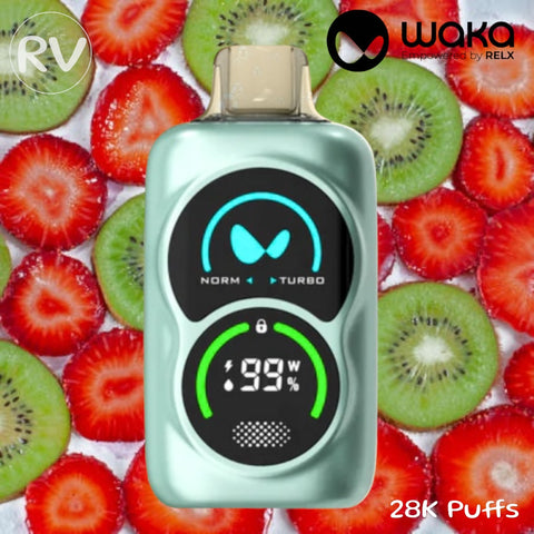 Waka Duo 28K Puffs - Strawberry Kiwi Ice