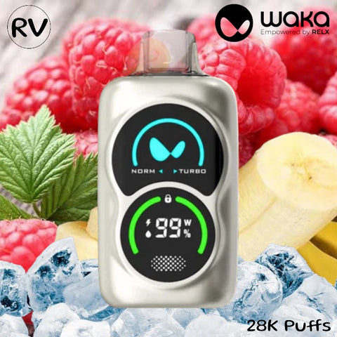 Waka Duo 28K Puffs - Banana Rasperry Ice