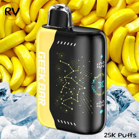 GeekBar Pulse X 25K Puffs Banana Taffy Freeze